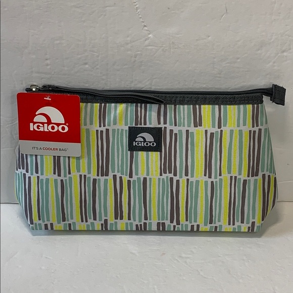 Insulated Cooler Bag Igloo Storage Bag Striped  NWT - Picture 2 of 11